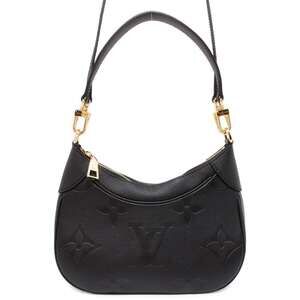 Louis Vuitton Monogram Empreinte Bagatelle NM Shoulder Bag Black